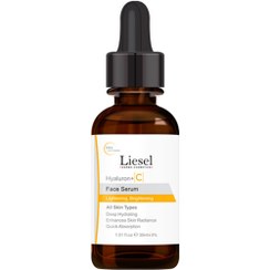 تصویر سرم روشن کننده حاوی ویتامین C و هیالورونیک حجم 30 میلی لیتر لایسل Liesel Hyaluron C Face Serum Lightening Brightening 30 ml