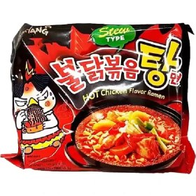 تصویر نودل پاکتی سامیانگ مدل استیو رامن 135 گرمی – بسته 5 عددی Samyang Korean Stew Type Hot Chicken Flavor Noodle 135 gr