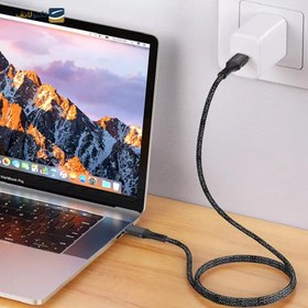 تصویر کابل تایپ سی ویوو مدل F12 طول 1.2 متر WIWU F12 USB-C to USB cable 1.2m