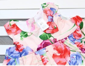 تصویر سارافون گلدار نوزادی برند GAP 314 - سایز ۶ تا ۹ ماه baby floral sarong