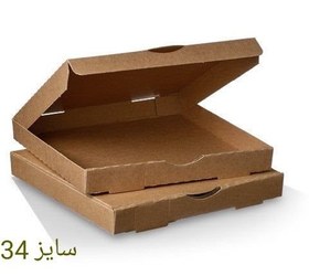 تصویر جعبه ی پیتزا سایز ۳۴ 