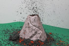 تصویر کوه آتشفشان 