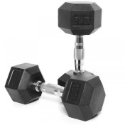 تصویر دمبل شش‌ ضلعی رکورد 10 کیلوگرم Record Hexagonal Dumbbell 10 kg