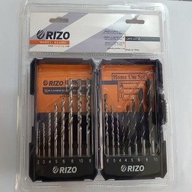 تصویر جعبه مته 16 عددی ریزو 