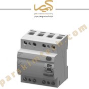 تصویر کلید محافظ جان زیمنس 40 آمپر چهار پل 