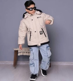 تصویر کاپشن پسرانه مناسب 10 تا 16 سال 