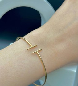 تصویر بنگل طلا تیفانی 