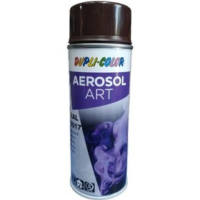 تصویر اسپری رنگ قهوه ای دوپلی کالر آلمان کد 8017 مدل AEROSOL، اصل آلمان، 400 میلی لیتر حجم 