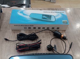 تصویر مانیتور آینه ای خودرو فول اچ دی 4.3 اینچ Vehicle Blackbox DVR 