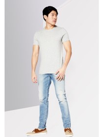 تصویر جین مردانه باریک فیت با قابلیت کشسانی، آبی برند diesel Men Slim Fit Wash Stretchable Denim, Blue