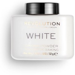 تصویر پودر بیک و فیکس رولوشن Revolution بدون رنگ (سفید) مدل Luxury White Makeup Revolution Luxury Baking Powder White