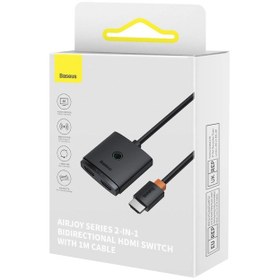 تصویر مبدل 1 در 2 HDMI بیسوس مدل AIRJOY 