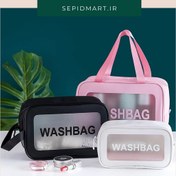 تصویر کیف اورجینال واش بگ رنگ مشکی - بزرگ Original Black WASH BAG