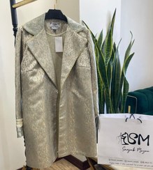 تصویر مانتو مجلسی ژاکارد کد 522 