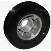 تصویر فولی (پولی) سر میل لنگ پژو 405 پارس سمند XU7 ایساکو شرکتی اصل 0390200599 