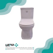 تصویر توالت فرنگی گلسار مدل دایموند 