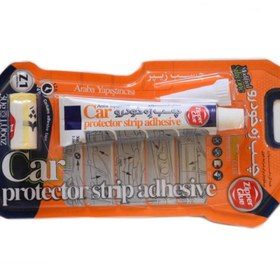 تصویر چسب زه خودرو زیپر مدل z1 وزن 30 گرم car protector strip adhesive zipper glue