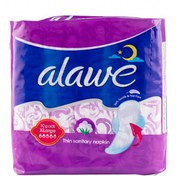 تصویر نوار بهداشتی بالدار نازک با رویه کتان بزرگ 10 عددی آلاوه ا Alawe Thin Linen Sanitary Pad Large Pack Of Ten Alawe Thin Linen Sanitary Pad Large Pack Of Ten