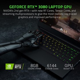 تصویر لپ تاپ Razer Blade 14 Gaming GeForce RTX3080-ارسال 20 روز کاری 