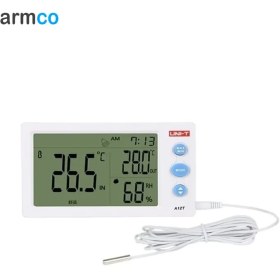 تصویر دما سنج و رطوبت سنج محیطی یونی-تی مدل A12T A12T Temperature Humidity Meter