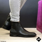 تصویر نیم بوت مردانه آرسان کد B499 از چرم 