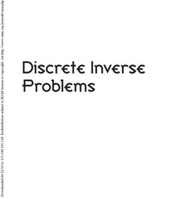 تصویر دانلود کتاب Discrete Inverse Problems: Insight and Algorithms 2010 کتاب انگلیسی مسائل معکوس گسسته: بینش و الگوریتم ها 2010