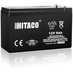 تصویر باتری یو پی اس 12 ولت 9 آمپر هیتاکو Hitaco HRT 12V 9A VRLA Battery