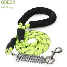 تصویر بند قلاده فنری سگ EVA وارداتی Nylon Spring Pet Dog Leash Lead Reflective