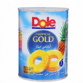 تصویر کمپوت آناناس Dole مدل Gold حجم 567 گرم 