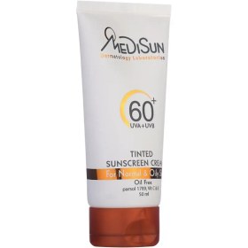 تصویر کرم ضد آفتاب مدیسان رنگی مناسب برای پوست نرمال و چرب SPF 60 ظرفیت 50 میلی لیتر کرم ضد آفتاب مدیسان رنگی مناسب برای پوست نرمال و چرب SPF 60 ظرفیت 50 میلی لیتر