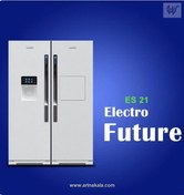 تصویر کالا یخچال-فریزر-دوقلو-الکترواستیل-21مدل-فیوچر Future model 21 electrosteel twin fridge-freezer