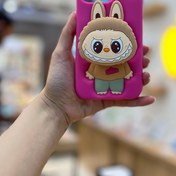 تصویر کاور فانتزی سیلیکونی سه‌بعدی مدل "Smiley Bunny" لبوبو 