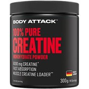 تصویر کراتین بادی اتک 300 گرمی BODY ATTACK 100% PURE CREATINE