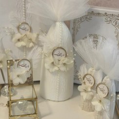 تصویر ست بله برون و عقد 