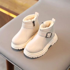 تصویر نیم بوت چرم بچگانه 018 Children's leather ankle boots