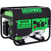 تصویر موتوربرق گریین پاور ۳۵۰۰ وات مدل GR4500 GREENPOWER