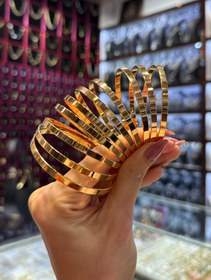 تصویر النگو آینه ای پهن 