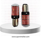 تصویر لامپ 144 تايي تك كنتاكت پرنور قرمز 