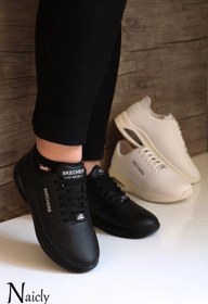 تصویر اسپرت زنانه اسنیکیرز. ۱۰۰۰۵ - ۲رنگ سفید ومشکی / 37,38,39,40 Women's sports shoes