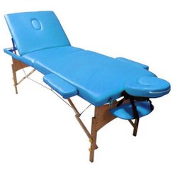 تصویر تخت ماساژ تاشو کانفی کر مدل پایه چوبی Portable Bed massage Confycare