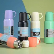 تصویر فلاسک سه کاپ مدل 001092 