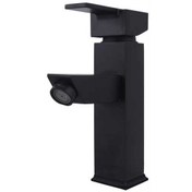 تصویر کلار شیر روشویی فلت مشکی 