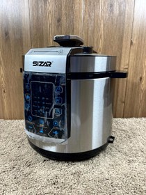 تصویر زودپز و پلو پز سزار مدل SB-1201 Fast Cooker Sizar Model SB-1201