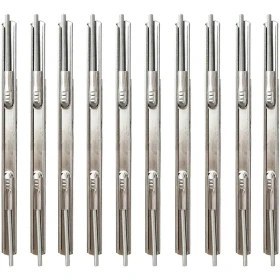 تصویر گیره پوشه فنری فلزی بسته ۱۰ عددی 