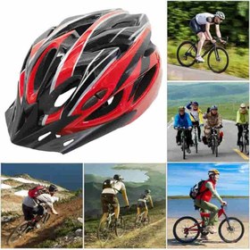 تصویر کلاه دوچرخه سواری راکی - فسفری زرد / از سایز ۵۸ تا ۶۱ سانتی متر Rocky cycling helmet