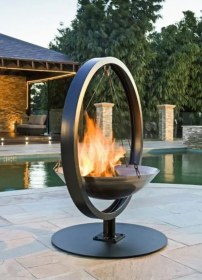 تصویر آتش دان planet 