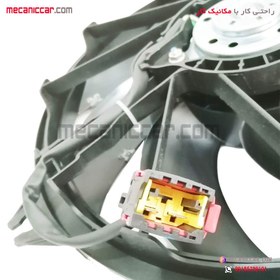 تصویر مجموعه موتور فن کامل پژو ۲۰۶ Electrical components