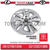 تصویر قالپاق چرخ تویوتا پریوس 2016 تا 2017 برند اصلی جنیون پارت 