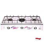 تصویر اجاق گاز رومیزی سه شعله 2000 آذرین پولاد Three burner desktop stove 2000 Azarin poolad