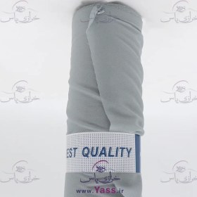 تصویر لایی چسب حریر عرض 125 سانت نقره ای (توپ 25 یاردی) 